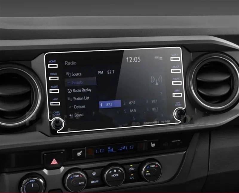 yoneleu Auto-Displayschutz Kompatibel Mit Toyota Für Tacoma 2019 2020 2021 2022 8-Zoll-Auto-GPS-Navigation Displayschutzfolie Aus Gehärtetem Glas von yoneleu