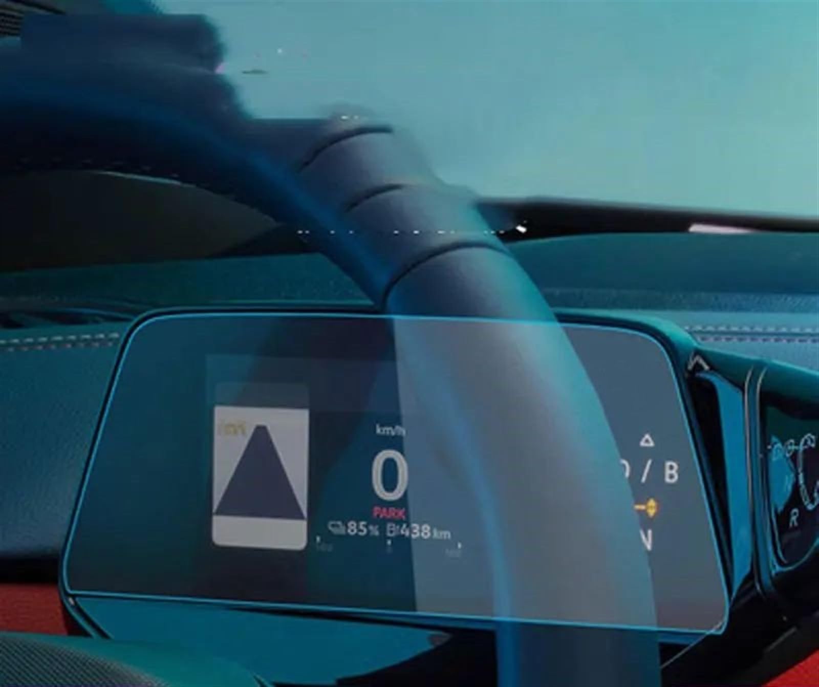 yoneleu Auto-Displayschutz Kompatibel Mit VW Für ID.4X 2021 2022 10-Zoll-Auto-GPS-Navigation Und Armaturenbrett-Displayschutzfolie Aus Gehärtetem Glas(Dash Board) von yoneleu