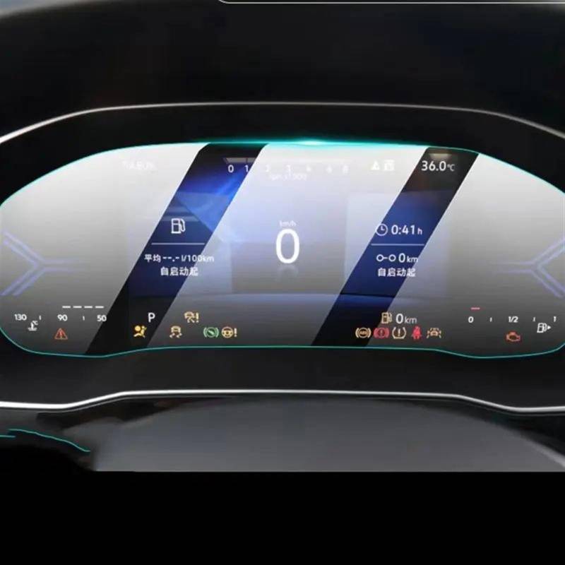 yoneleu Auto-Displayschutz Kompatibel Mit VW Für J&etta 2023 Auto-GPS-Navigationsdisplay Und Armaturenbrett-Displayschutzfolie Aus Gehärtetem Glas(Dashboard) von yoneleu