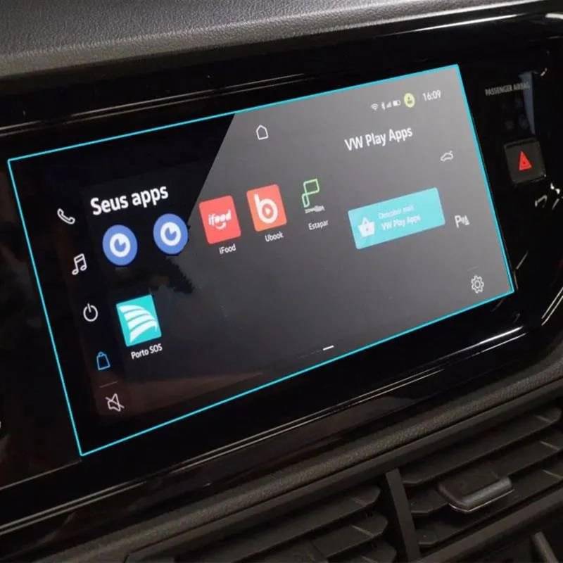 yoneleu Auto-Displayschutz Kompatibel Mit VW Für Nivus 2021 2022 10,1 Zoll Auto-GPS-Navigation Displayschutzfolie Aus Gehärtetem Glas von yoneleu