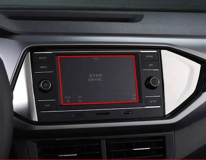 yoneleu Auto-Displayschutz Kompatibel Mit VW Für Taos 2022 Auto-GPS-Navigation Displayschutzfolie Aus Gehärtetem Glas Auto-Innenausstattung von yoneleu