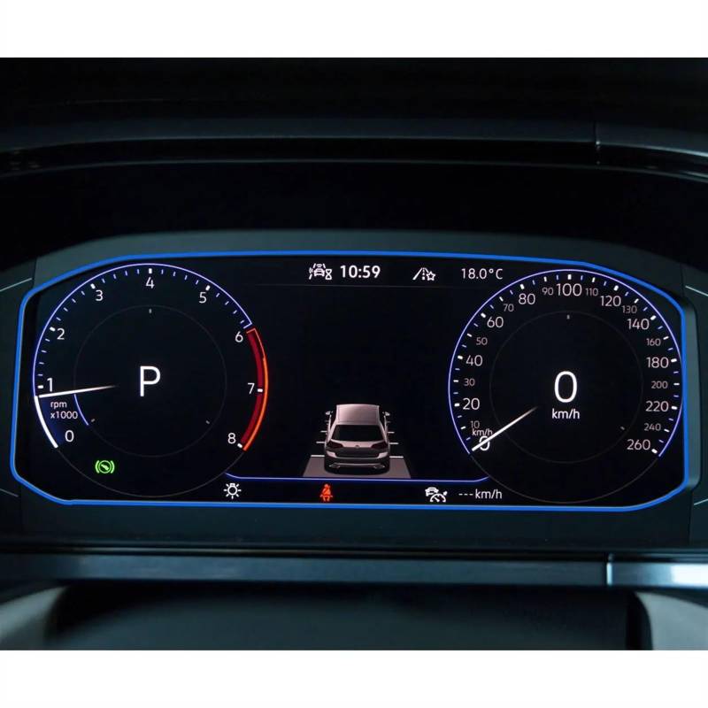 yoneleu Auto-Displayschutz Kompatibel Mit Vw Für Taos 2021 2022 10,1 Zoll Auto-Armaturenbrett GPS-Navigation Gehärtetes Glas Displayschutzfolie(Tempered Glass) von yoneleu