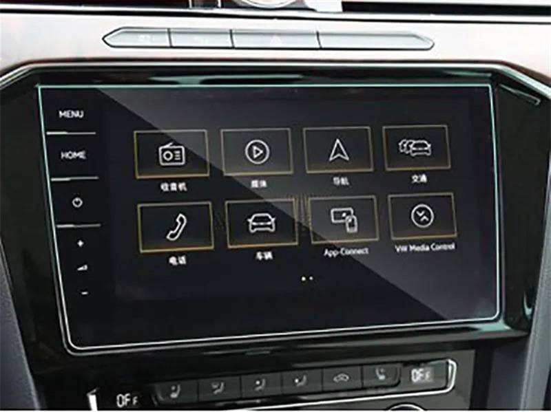 yoneleu Auto-Displayschutz Kompatibel mit VW für Passat 2019 2020 2021 Auto GPS Navigation Dashboard gehärtetem Glas Displayschutzfolie(GPS) von yoneleu