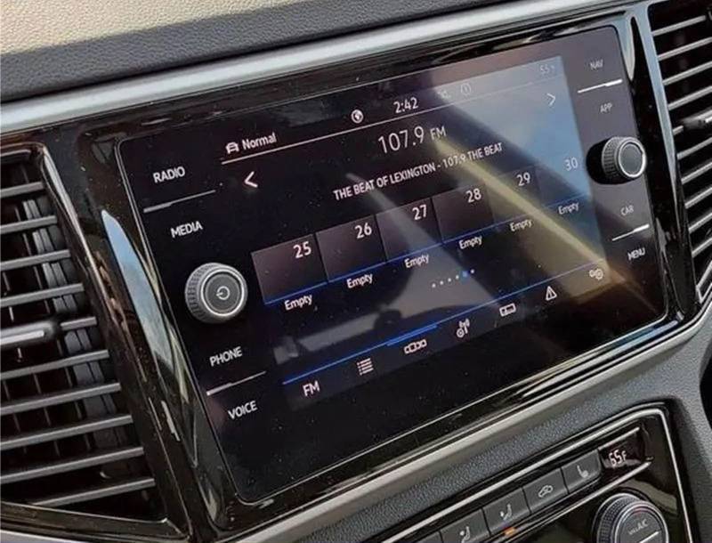 yoneleu Auto-Displayschutz Kompatibel mit VW für Teramont 2020 2021 2022 8 Zoll Auto GPS Navigation Dashboard Gehärtetes Glas Displayschutzfolie(GPS 8 inch) von yoneleu