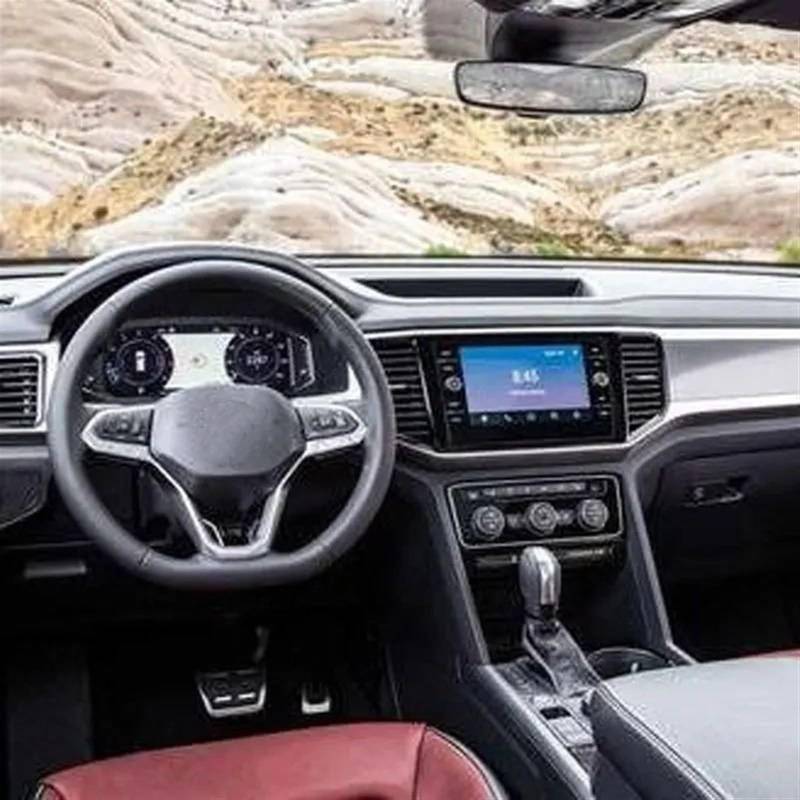 yoneleu Auto-Displayschutz Kompatibel mit VW für Teramont 2020 2021 2022 8 Zoll Auto GPS Navigation Dashboard Gehärtetes Glas Displayschutzfolie(GPS and Dash Board) von yoneleu