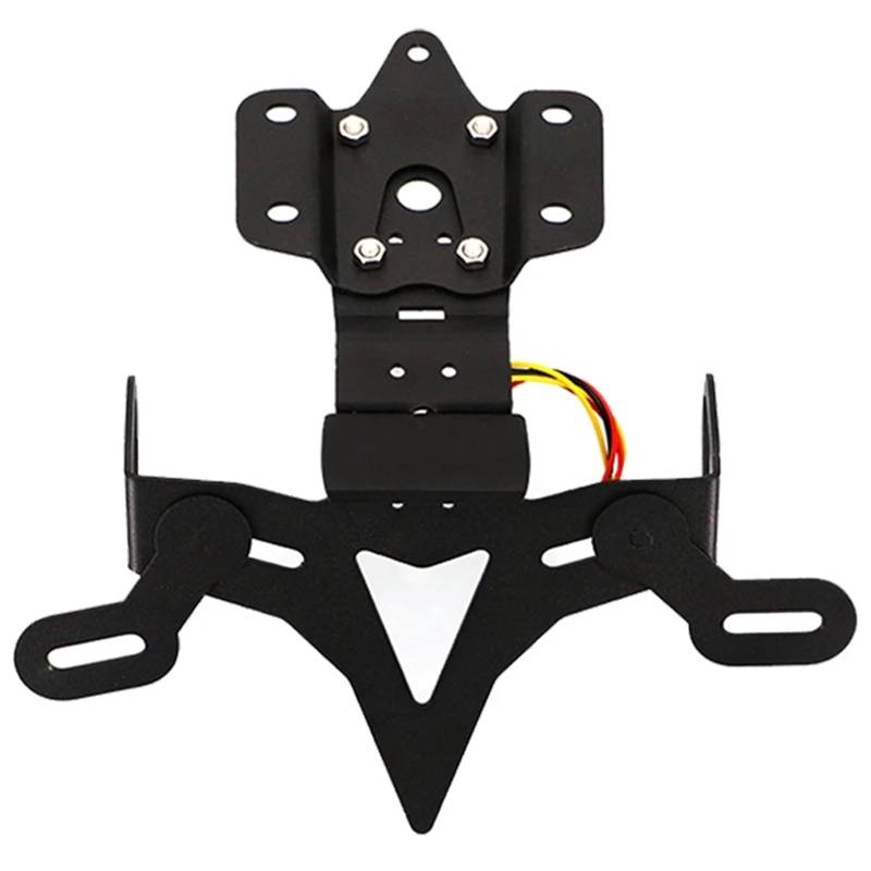yoneleu Kennzeichenhalter Motorrad Kompatibel Mit FZ-07 Für MT-07 2013-2023. Motorrad-Heckklappe, Kennzeichenhalter, Kotflügel-Eliminator, Zubehör, Ersatz von yoneleu