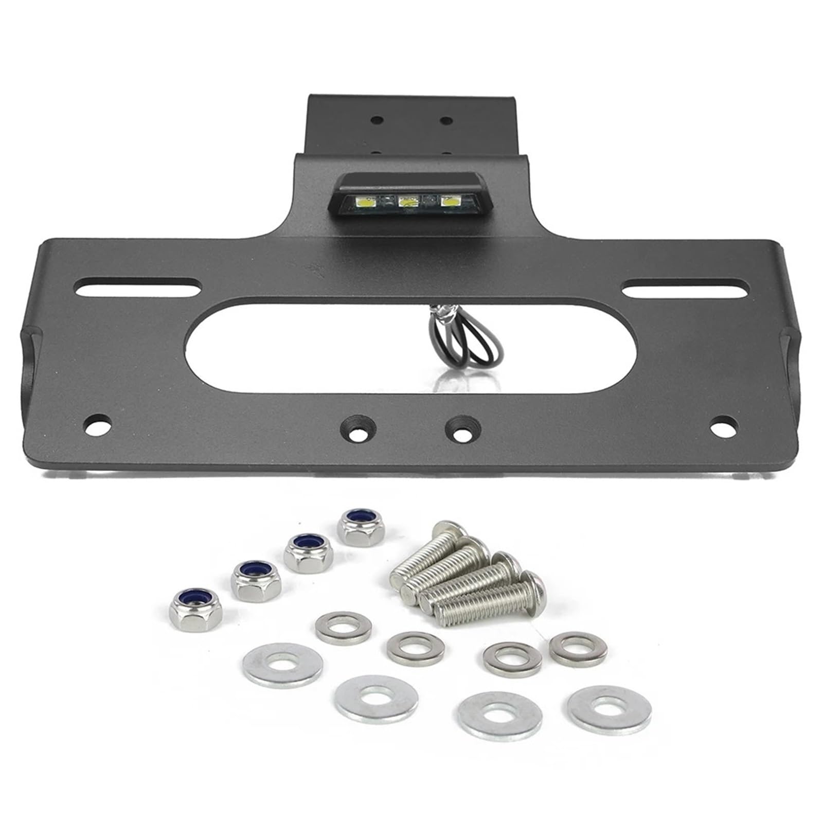 yoneleu Kennzeichenhalter Motorrad Kompatibel Mit Für Z1000 2014-2016. Motorrad-Kennzeichenhalter, Halterung, Heckklappe, Kotflügel-Eliminierungs-Kit(Without Reflector) von yoneleu
