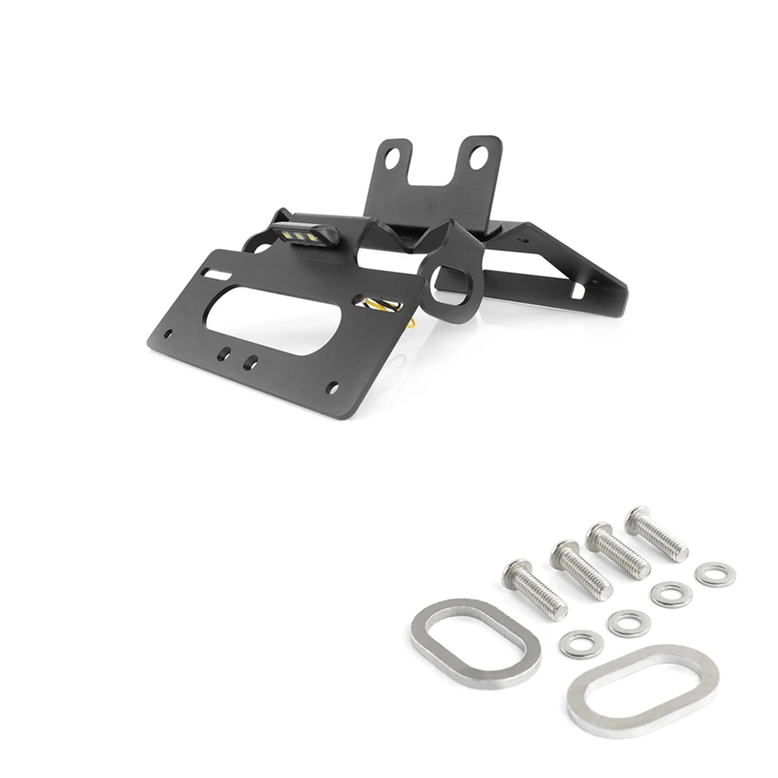 yoneleu Kennzeichenhalter Motorrad Kompatibel Mit NT1100 2022-2024 Motorrad-Kennzeichenhalter, Ersatz Für Die Hintere Heckklappe, Kotflügel-Eliminierungshalterung(Without Reflector) von yoneleu