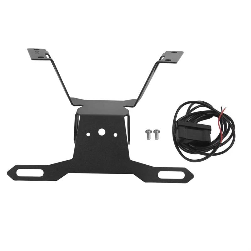 yoneleu Kennzeichenhalter Motorrad Kompatibel Mit Suzuki Für GSXR 1000 2017 2018 2019 2020 2021 Kennzeichenhalter Motorrad Heckklappe Ordentlich Für Eliminator-Halterung von yoneleu