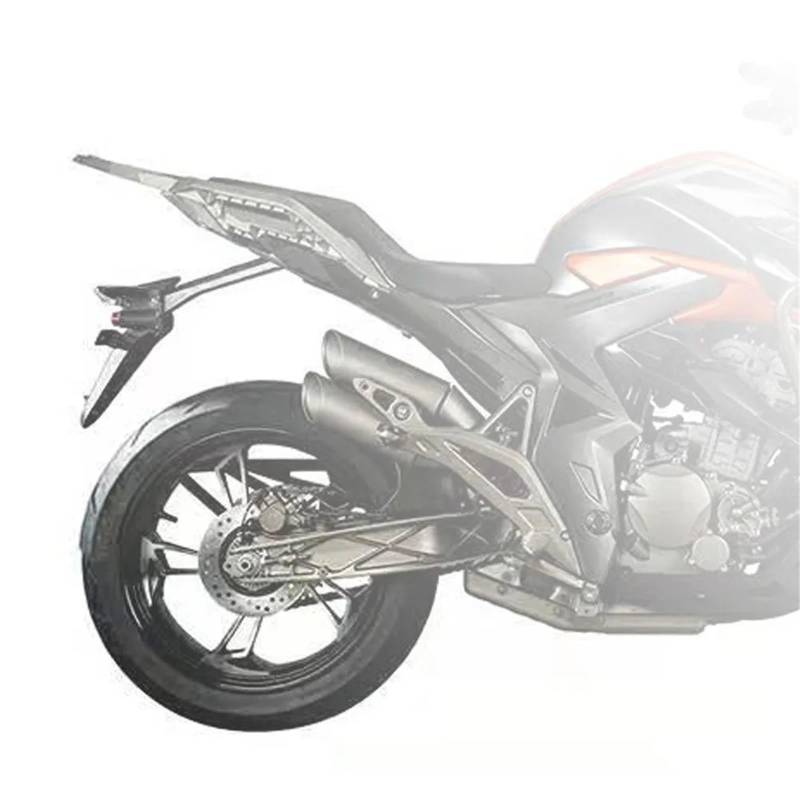 yoneleu Kennzeichenhalter Motorrad Kompatibel Mit Zontes Für ZT310R Für 1 Für 2 Für ZT310T Für 1 Für 2 Für ZT310X Für 1 Für 2 Roller Kennzeichenhalter Lichthalterung Kotflügelhalterung(Assy) von yoneleu