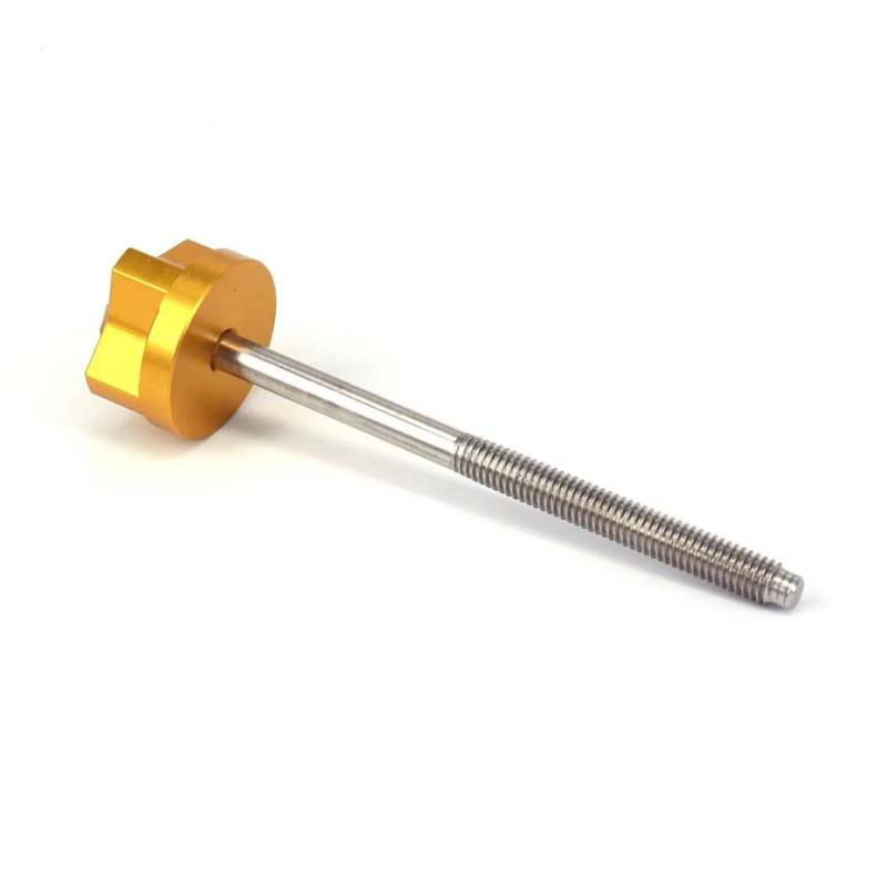 yoneleu Motorrad Bolzen Kompatibel Mit Für KX250F Für KX450F Für KX65 Motorrad Luftfilter Bolzen Schraube Stecker Motorrad Bolzen Kit(Yellow) von yoneleu