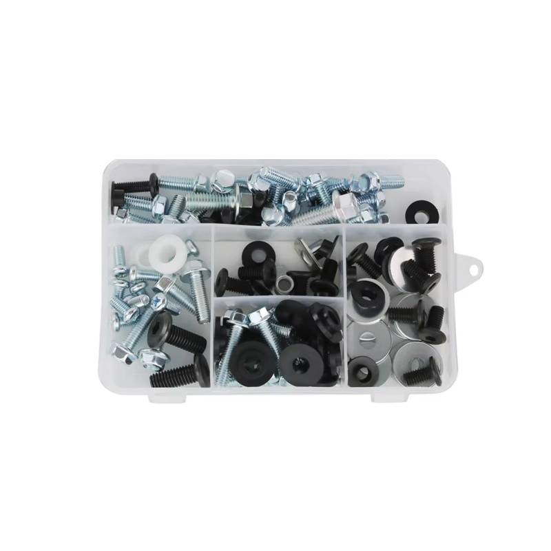 yoneleu Motorrad Bolzen Kompatibel Mit XR600R 1985-2000 Für XR650R 2000-2006 Motorrad-Verkleidungsschraubensatz Karosserieschraube Windschutzscheibenschrauben(90 PCS) von yoneleu