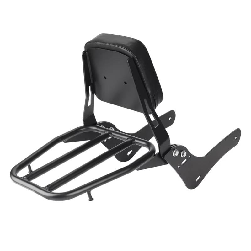 yoneleu Motorrad Gepäckablage Für Rebel Für CMX300 CMX500 2017 2018 2019 2020 2021 2022 2023 Abnehmbares Motorrad-Beifahrerrückenpolster Sissy Bar Mit Gepäckträger von yoneleu