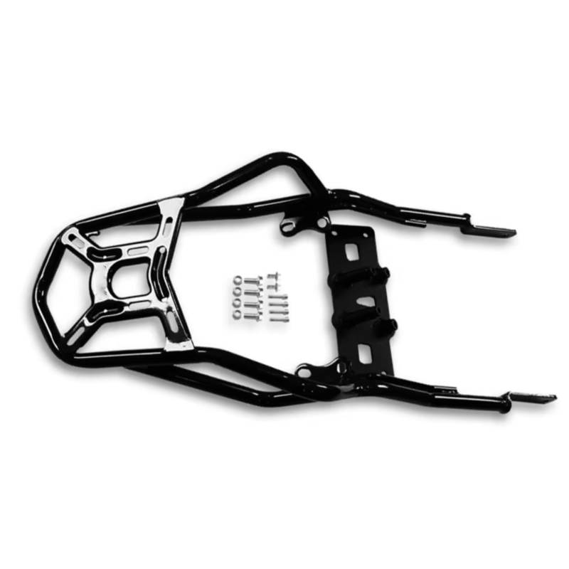 yoneleu Motorrad Gepäckablage Kompatibel Mit Suzuki Für GSX8S Schwarzer Motorrad-Gepäckhalter Für Die Ladeflächenhalterung Gepäckträger Motorradzubehör von yoneleu