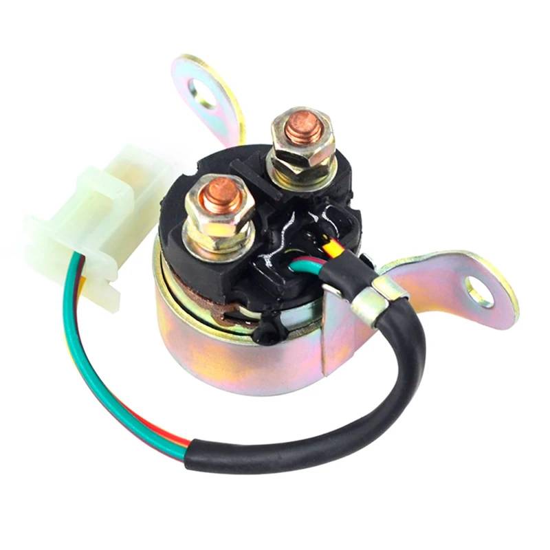 yoneleu Motorrad Starterrelais Kompatibel Mit Suzuki Für GV1400 1986–1989 Für GR650 Temper Für GS1100 Für GS750 1983 Anlassermagnet Für Relais-Ersatz von yoneleu