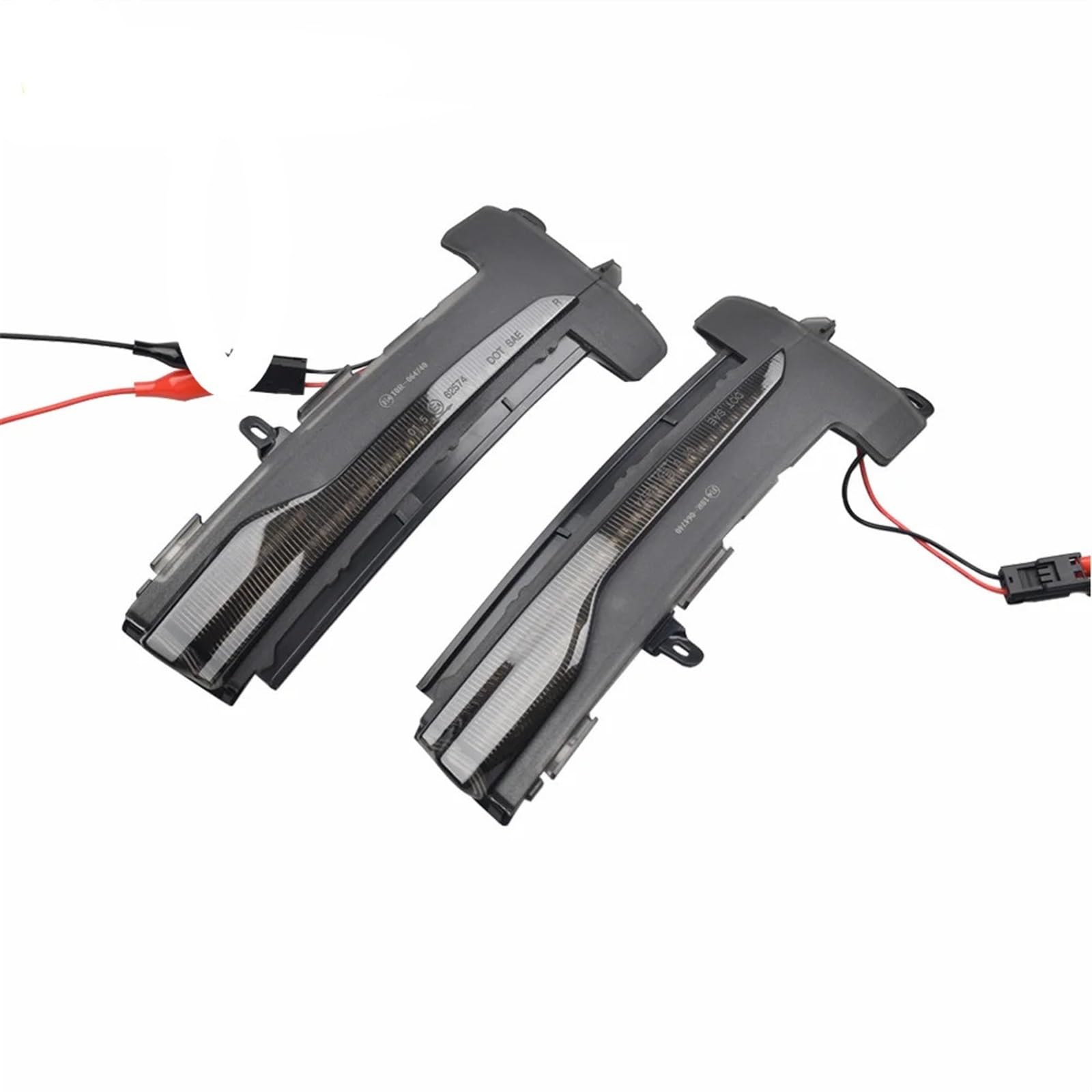 yoneleu Spiegelblinkers Kompatibel Mit Volvo Für XC60 2014–2017, Ersatz-Wasserblinker Für Dynamisch Fließende Seitenspiegel-Blinkerleuchte.(Black) von yoneleu