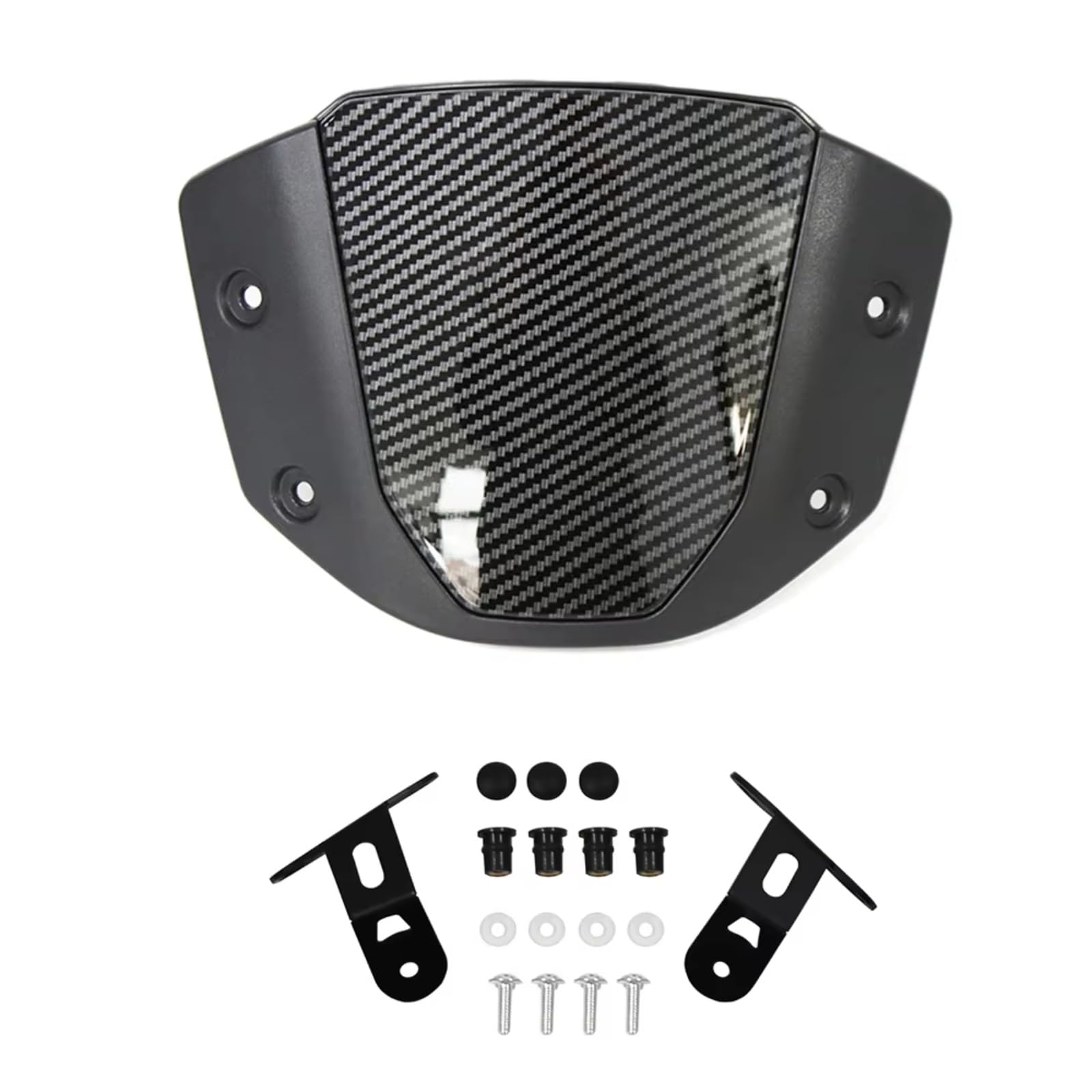 Windschild Spoiler Für CB1000R 2018 2019 2020 Für CB650R 2019 2020 2021 2022 2023 Motorrad-Windschutzscheibe Windschutz Frontscheibe Windabweiser Motorrad-Windschutzscheibe(Carbon fiber pattern) von yongewu