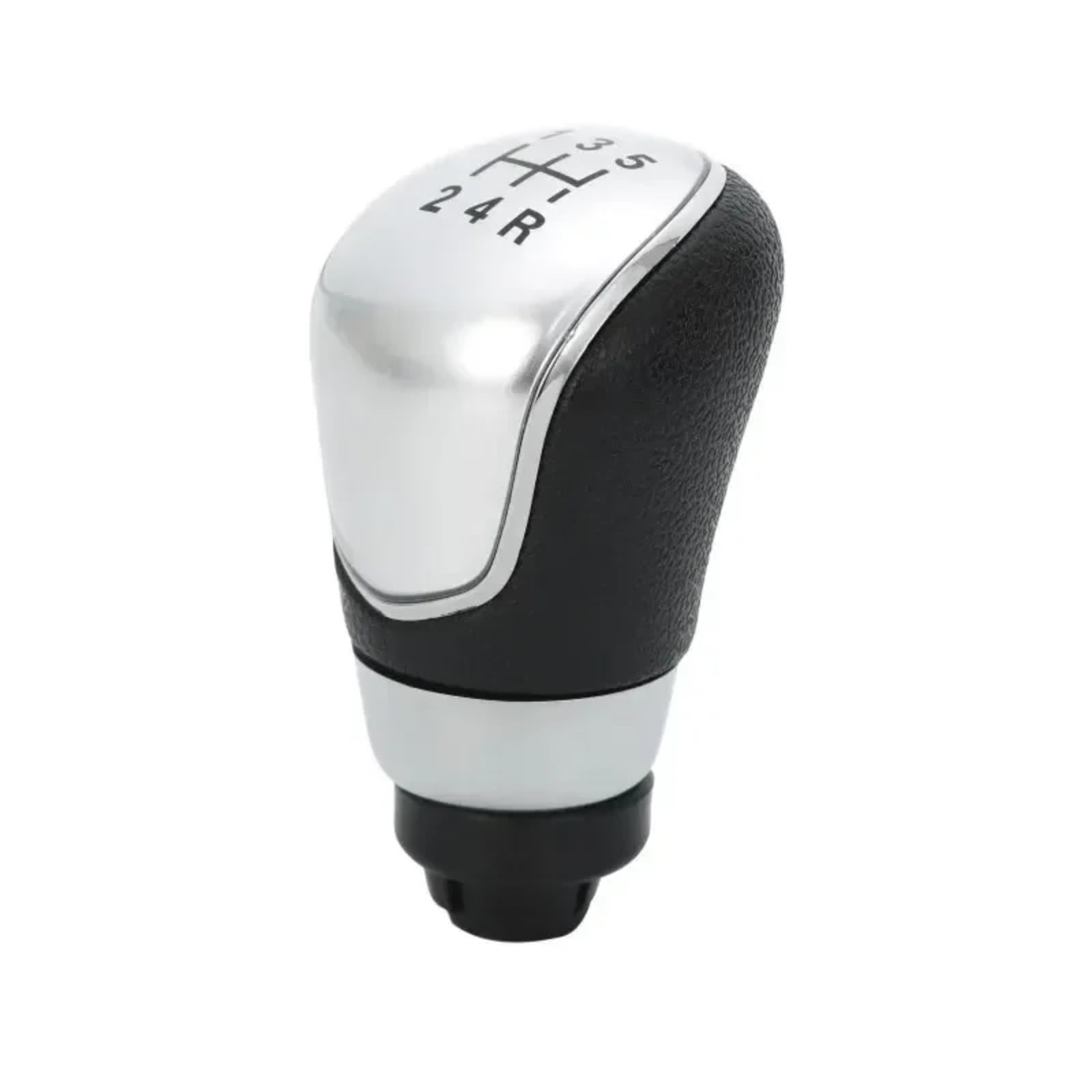 yongewu Schaltknauf Gang Kompatibel Mit Ford Für S-Max 2007 2008 2009 2010 2011 2012 2013 5/6 Für Geschwindigkeit Auto Schaltknauf Stick Kopf Hebel Getriebewechselgriff(Silver 5 Thread) von yongewu