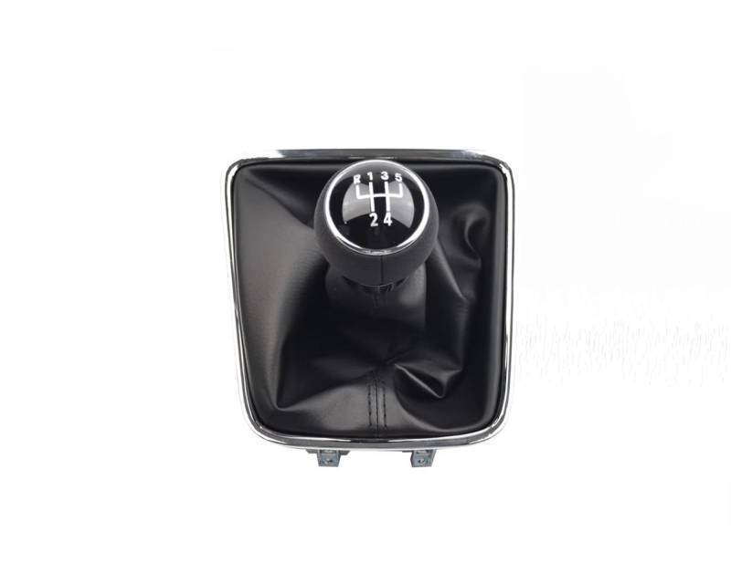 yongewu Schaltknauf Gang Kompatibel Mit Seat Für Alhambra 2011 2012 2013 2014 2015 Auto 5 6 Für Geschwindigkeit 12 Mm Schaltknauf Hebel Schalthebelmanschette Auto Universalknopf(5Speed) von yongewu