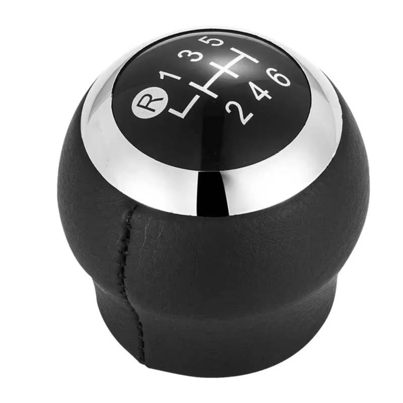 yongewu Schaltknauf Gang Kompatibel Mit Toyota Für Urbancruiser 2009-2012 Für Verso 2009-2015 5 6 Für Geschwindigkeit Auto Schaltknauf Hebel Shifter Stick Handball Automobil(Black,6Speed) von yongewu