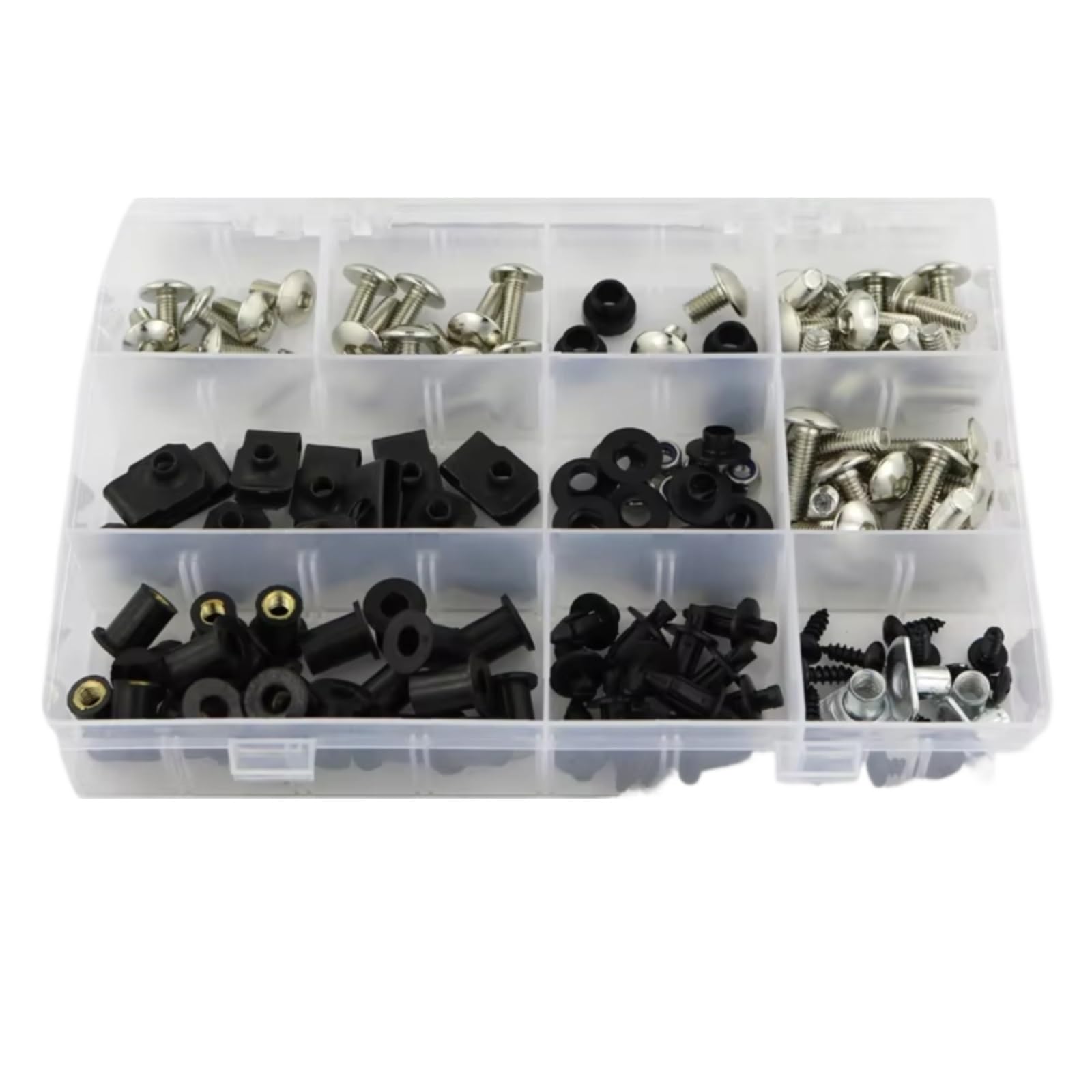 yongewu Schrauben Motorrad Kompatibel Mit ST1300 2002 2003 2004 2005 2006 2007 2008 2009 2010 2011 2012 2013 Motorrad-Komplettverkleidungs-Schraubensatz(Silver) von yongewu