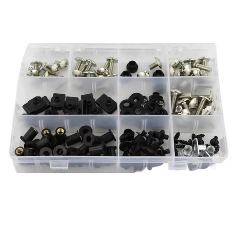 yongewu Schrauben Motorrad Kompatibel Mit ST1300 2002 2003 2004 2005 2006 2007 2008 2009 2010 2011 2012 2013 Motorrad-Komplettverkleidungs-Schraubensatz(Silver) von yongewu