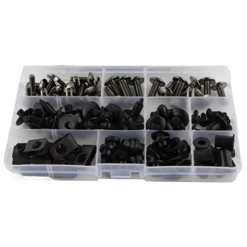 yongewu Schrauben Motorrad Kompatibel Mit Suzuki Für GSXR1000 2005 2006 Motorrad Komplettes Komplettes Verkleidungsschrauben-Set Unterlegscheibenbefestigung(Titanium) von yongewu