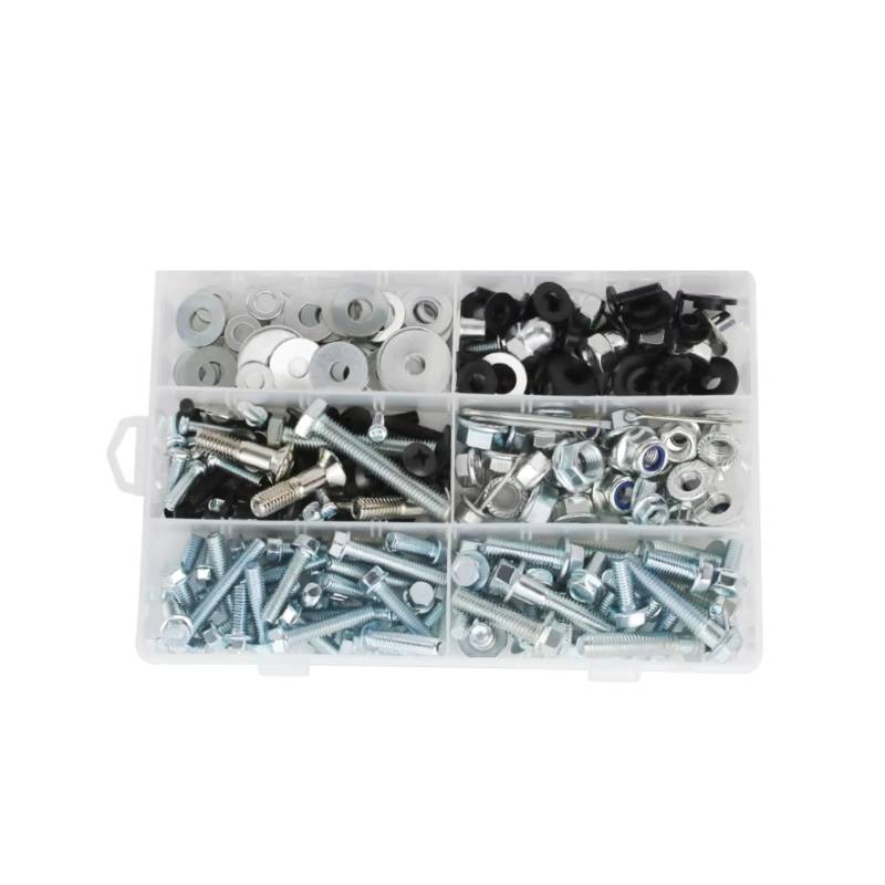 yongewu Schrauben Motorrad Kompatibel Mit XR250R 1979-2004 Für XR400R 1996-2004 Motorradverkleidungsschrauben-Schraubensatz, Mutternclips(220 PCS) von yongewu
