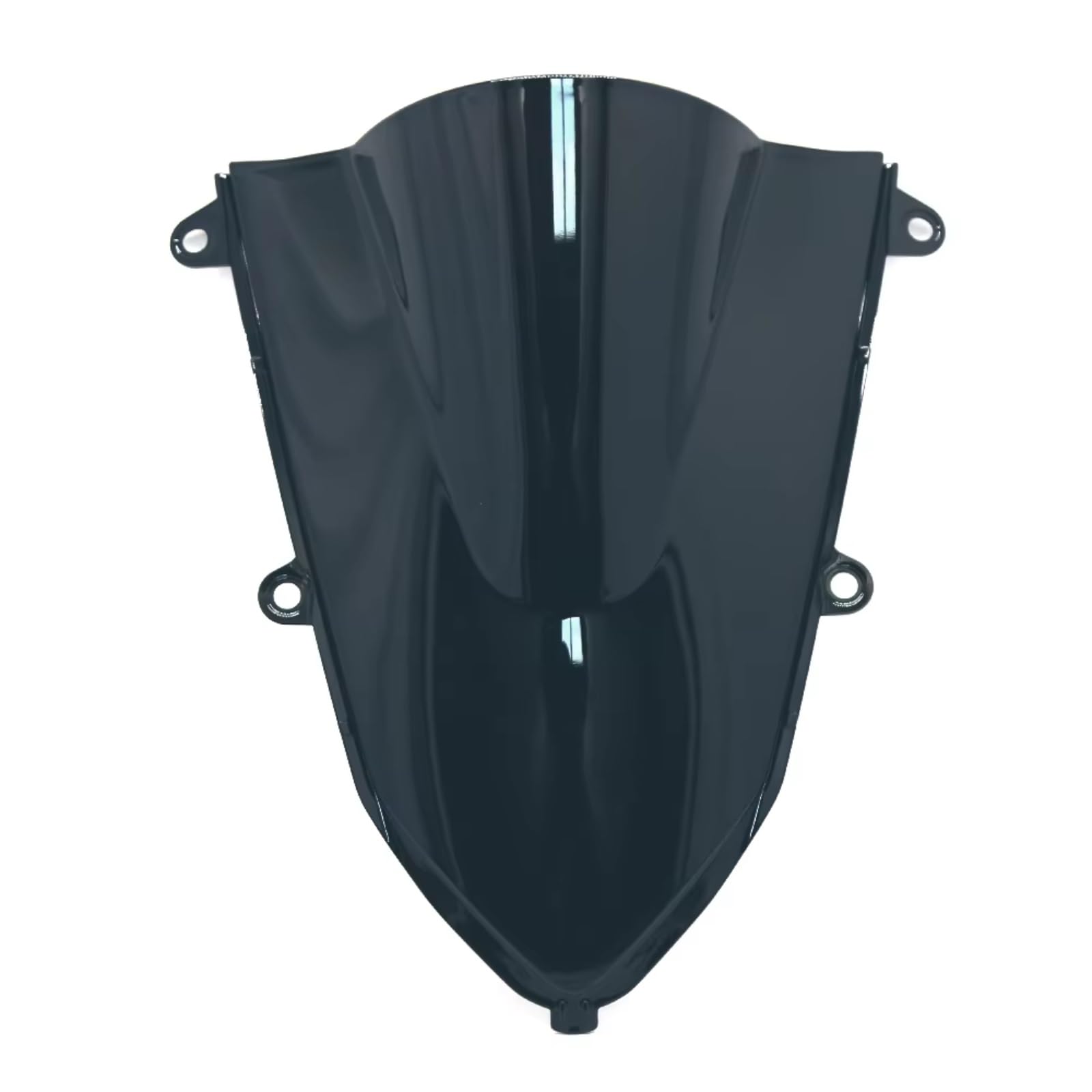 yongewu Windschild Spoiler Für CBR650R 2019 2020 2021 2022 2023 2024 2025 Wind Bildschirm Deflektoren Windschutzscheibe Motorrad Double Bubble Motorrad Windschutzscheibe Zubehör(Gray) von yongewu