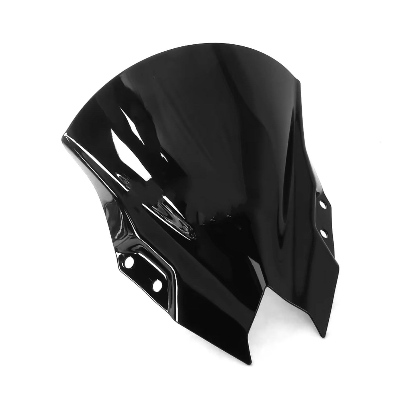 yongewu Windschild Spoiler Für Ninja500 2024 2025 Motorrad Windschutzscheibe Windschutzscheibe Windabweiser Schutz Motorrad Windschutzscheibe Windschutzscheibe Deflektor Upgrade Zubehör(Black) von yongewu