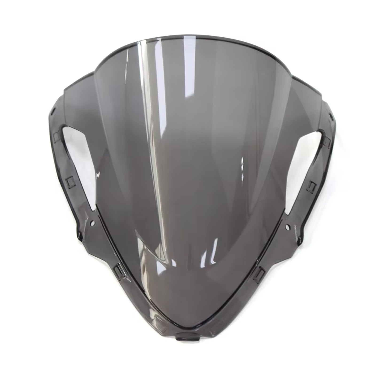 yongewu Windschild Spoiler Für ZX6R 2024 Motorrad-Windschutzscheibe Windschutzscheibe Double Bubble Motorrad-Windschutzscheibe Windschutzscheibe Windabweiser Upgrade-Zubehör(Light Smoke) von yongewu