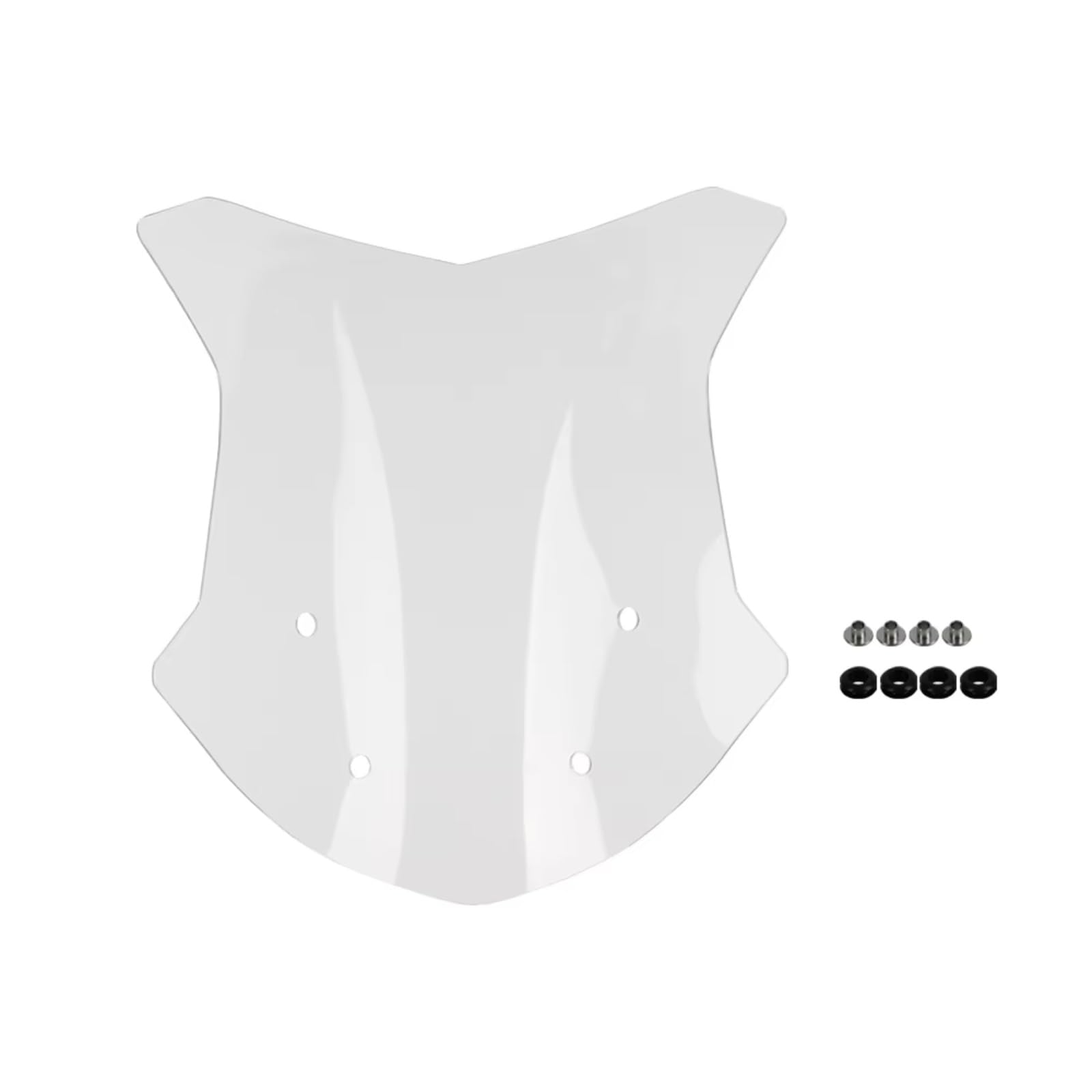 yongewu Windschild Spoiler Kompatibel Mit Benelli Für TRK702X 2023 Motorrad-Windschutzscheibe Windschutzscheibe Frontglas Windschutz Deflektoren Schutzzubehör(Transparent) von yongewu