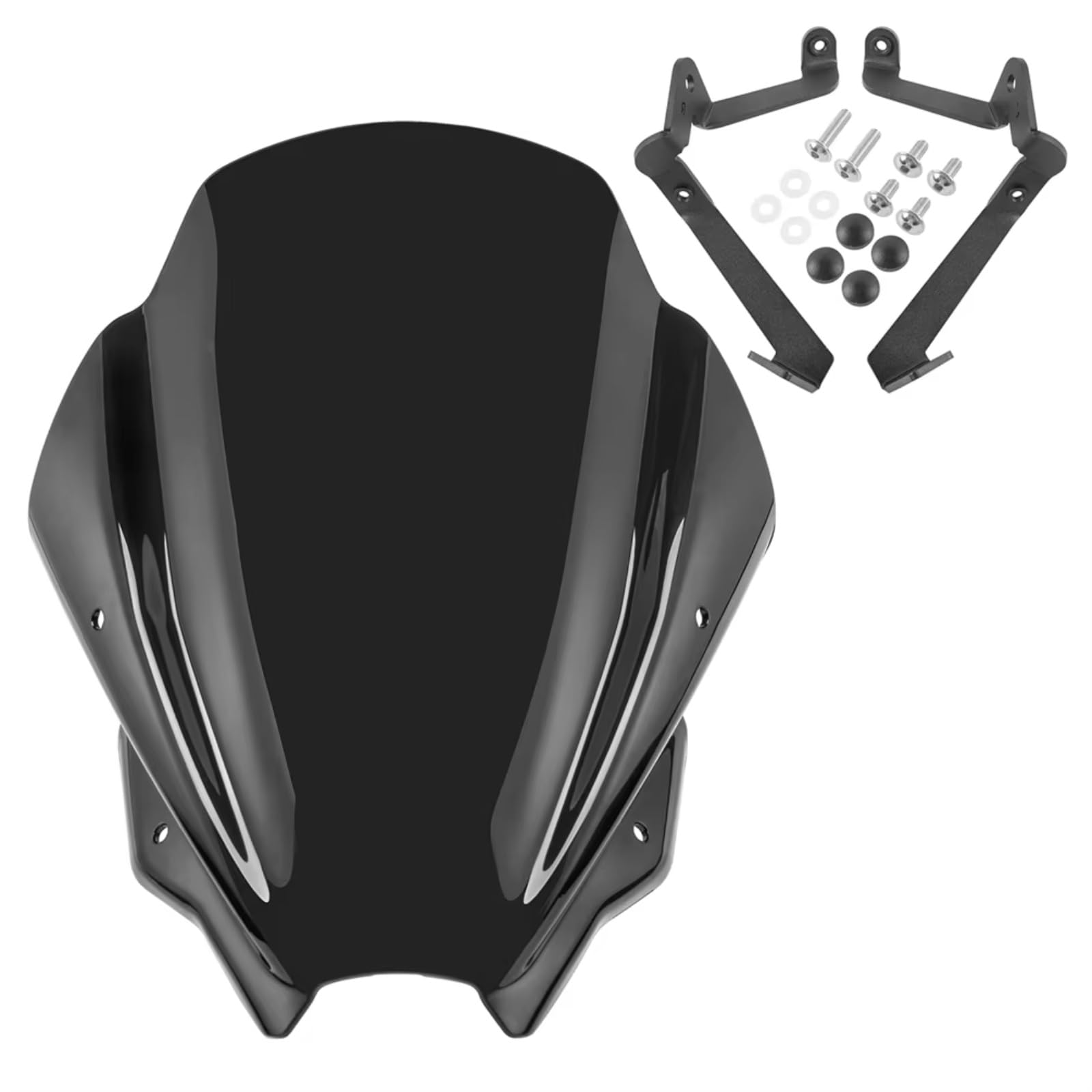 yongewu Windschild Spoiler Kompatibel Mit Suzuki Für GSX-8S 2023 2024 Motorrad-Luft-Windschutz-Deflektor Motorrad-Windschutzscheibe Windschutzscheiben-Deflektor-Upgrade-Zubehör(Smoke) von yongewu