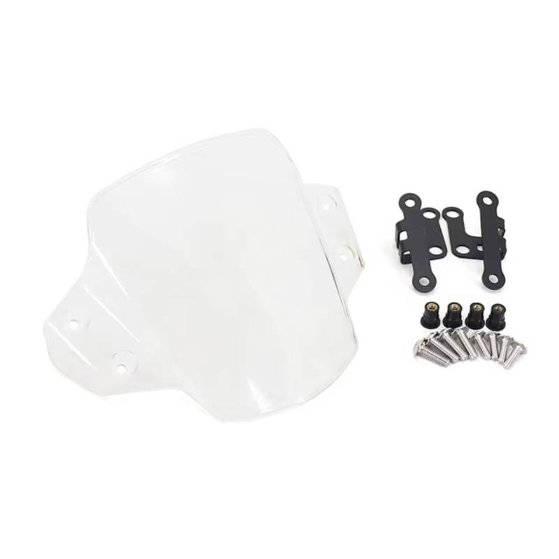 yongewu Windschild Spoiler Kompatibel Mit Yamaha Für MT-09 2021 2022 2023 Motorradzubehör Windschutzscheibe Windabweiser Windschutzscheibe Motorrad-Windschutzscheibe(Transparent) von yongewu
