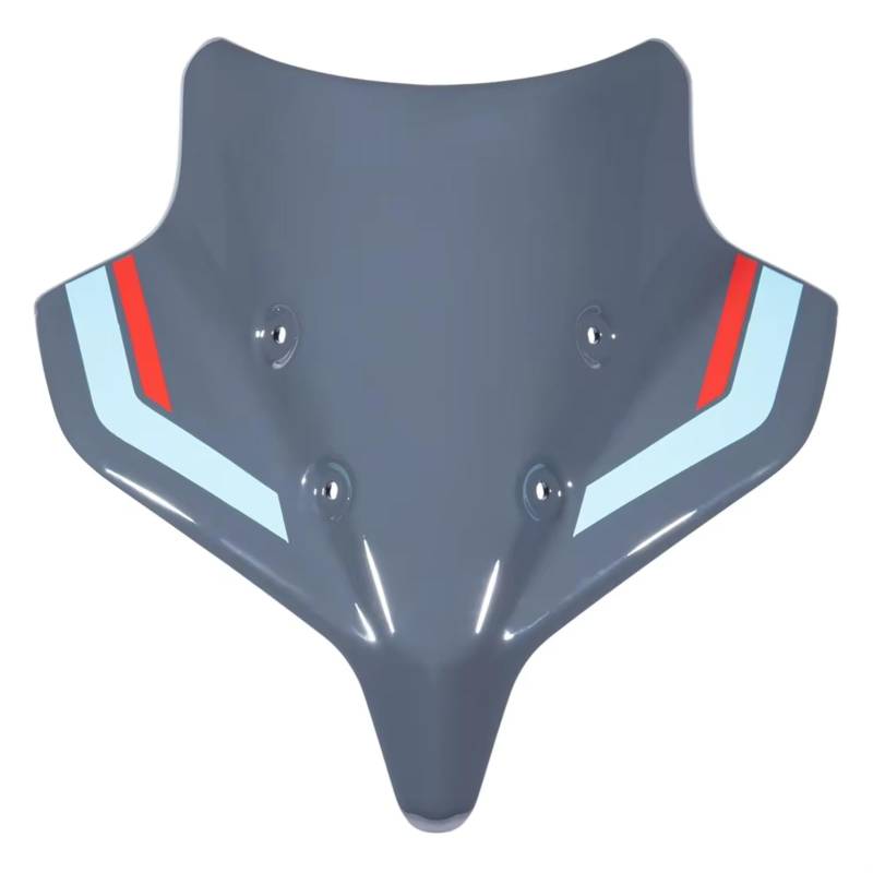 yongewu Windschild Spoiler Kompatibel Mit Yamaha Für MT-10 SP 2022 2023 2024 2025 Motorrad Luft Wind Bildschirm Deflektor Zubehör Motorrad Windschutzscheibe Windschutz Deflektor(Gray) von yongewu