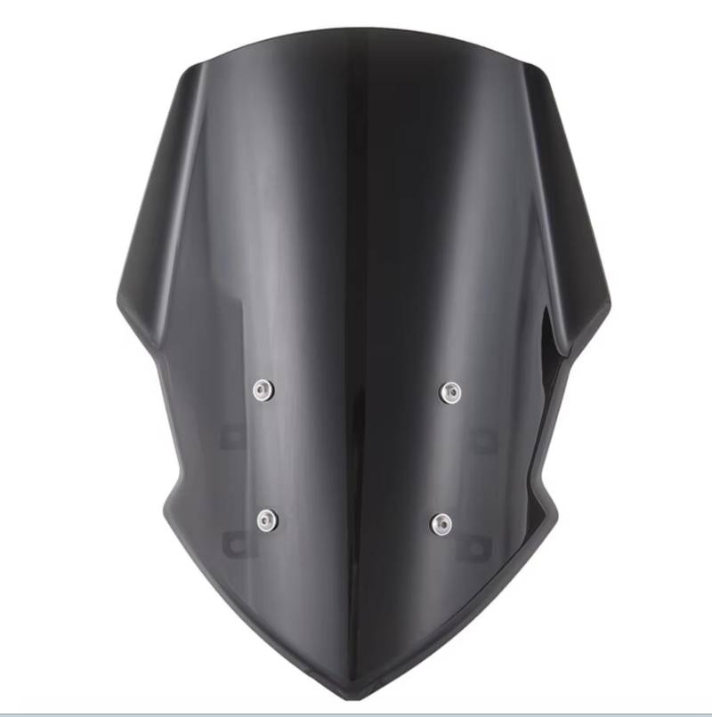 yongewu Windschild Spoiler Kompatibel Mit Yamaha Für MT07 Für FZ07 2018 2019 2020 Motorradzubehör Windabweiser Abdeckung Motorrad Windschutzscheibe Windschutzabweiser(Smoke) von yongewu