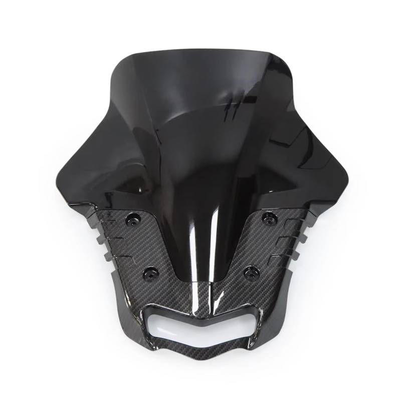 yongewu Windschild Spoiler Kompatibel Mit Yamaha Für XMAX300 Für XMAX125 2023 2024 2025 Motorrad-Windschutzscheiben-Windschutzscheiben-Kit Deflektor Motorrad-Windschutzscheiben-Zubehör(Black) von yongewu