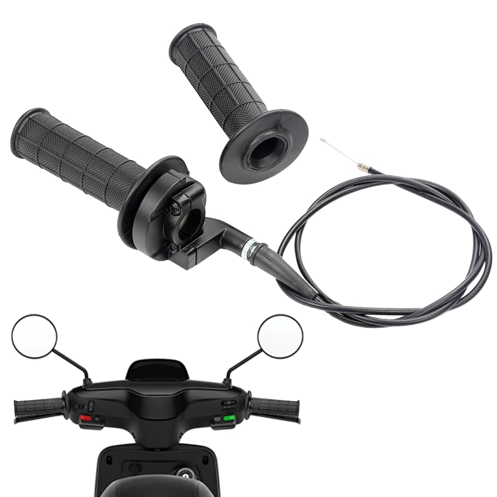 yotutun Gasgriff Griff Kabel Set, 7/8" 22mm Motorrad Lenkergriffe Motorradgriff Lenkergriffe Motor Griffe für 50cc 90cc 110cc 125cc 140cc 150cc 200cc 250cc Pitbike Dirtbike yotutun Gasgriff Griff Kabel Set, 7/8" 22mm Motorrad Lenkergriffe Motorradgriff Lenkergriffe Motor Griffe für 50cc 90cc 110cc 125cc 140cc 150cc 200cc 250cc Pitbike Dirtbike von yotutun