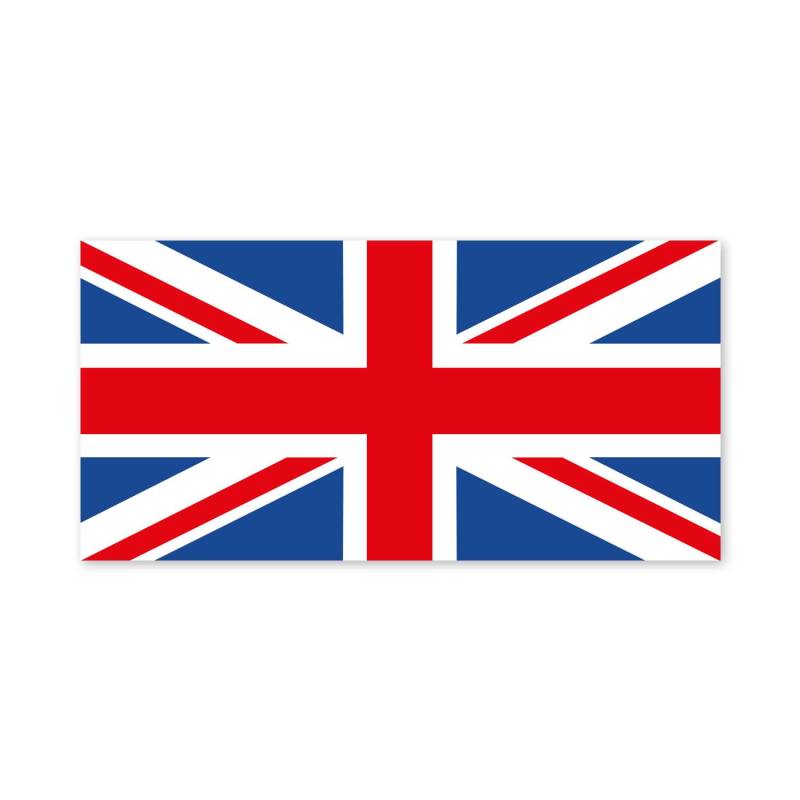 Aufkleber Großbritannien-Flagge I 15 x 7 cm I UK-Flag Union-Jack I Auto-Aufkleber Fan-Artikel England I wetterfest I kfz533 von younikat
