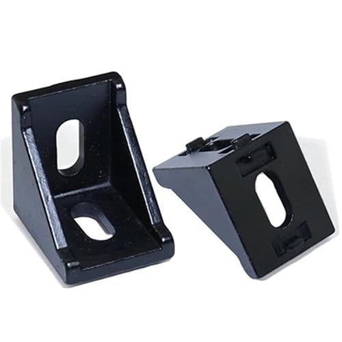 Eckwinkel 90° für 2020 V-Slot Aluminiumprofile (schwarz) von your droid