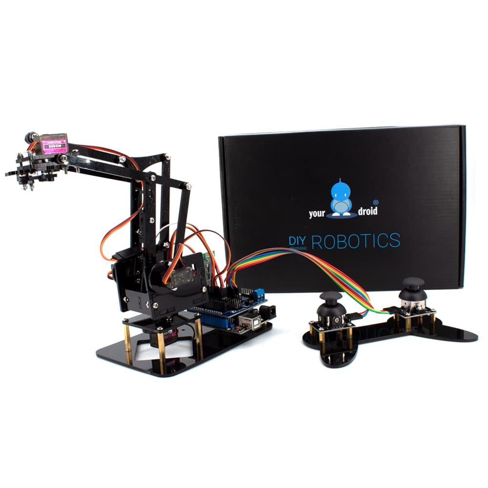 yourDroid Roboterarm Bausatz kompatibel mit kompatibel mit Arduino UNO von your droid
