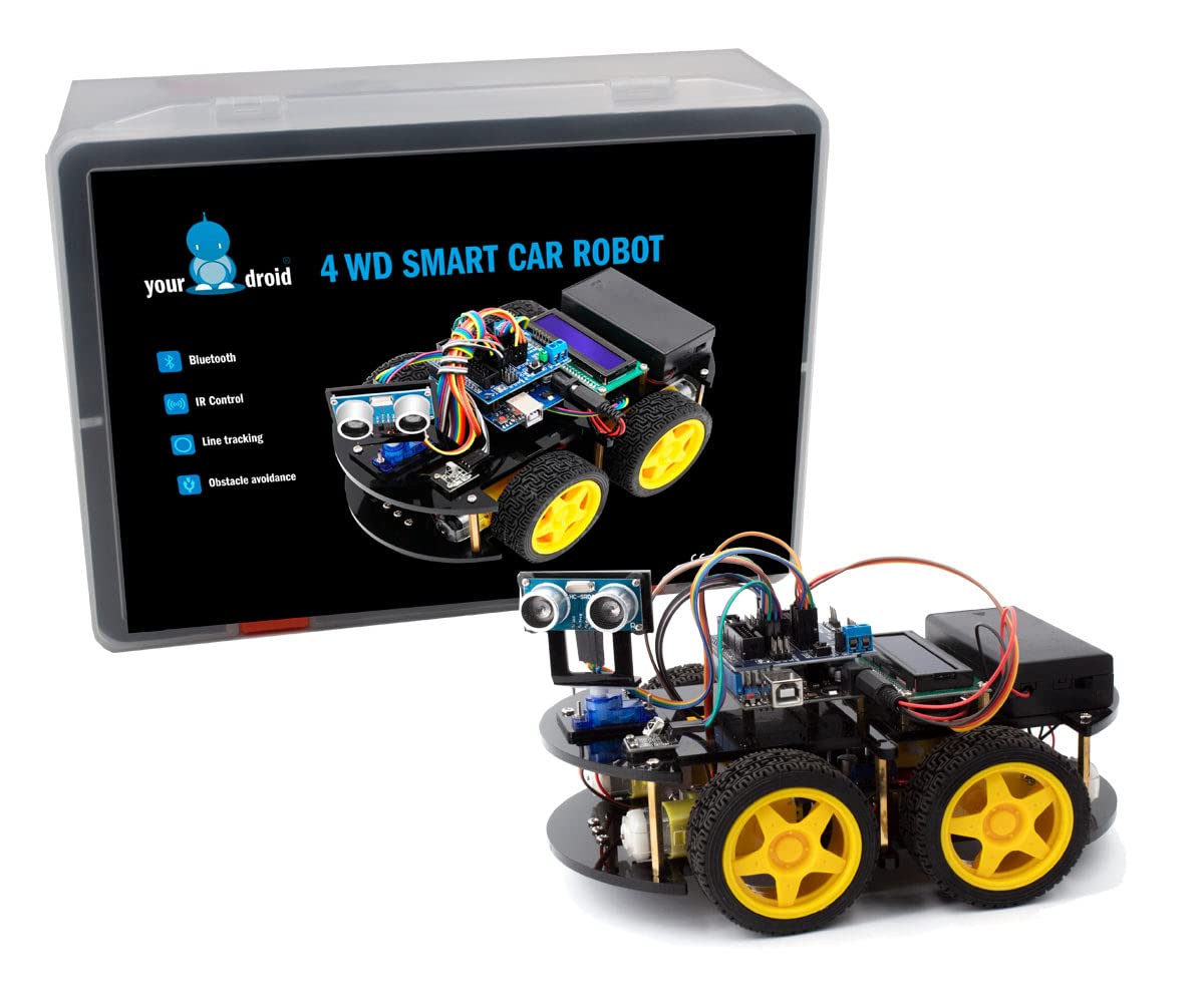 yourDroid uno R3 4WD Smart Car Roboter Bausatz von your droid