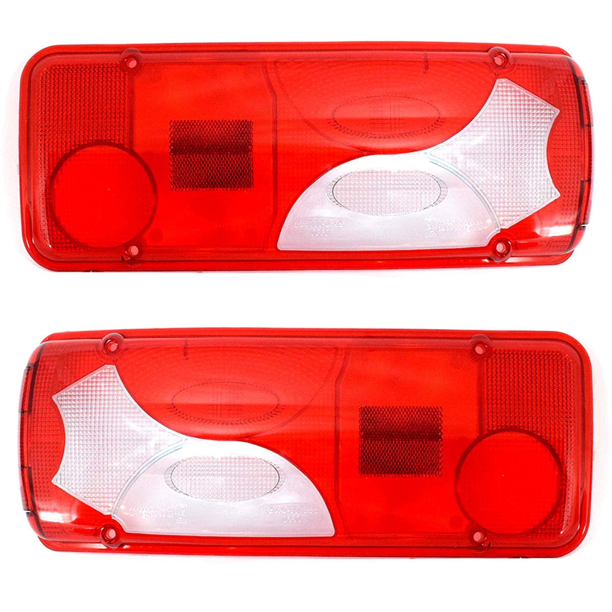 yuceplast 2x Ersatzgläser Lichtscheibe Gläser Für Rückleuchte Heckleuchte Nochwertig Satz LKW, Rot, Halogen, Glas, Stoßfest, LKW, Rückleuchten yuceplast 2x Ersatzgläser Lichtscheibe Gläser Für Rückleuchte Heckleuchte Nochwertig Satz LKW, Rot, Halogen, Glas, Stoßfest, LKW, Rückleuchten von yuceplast