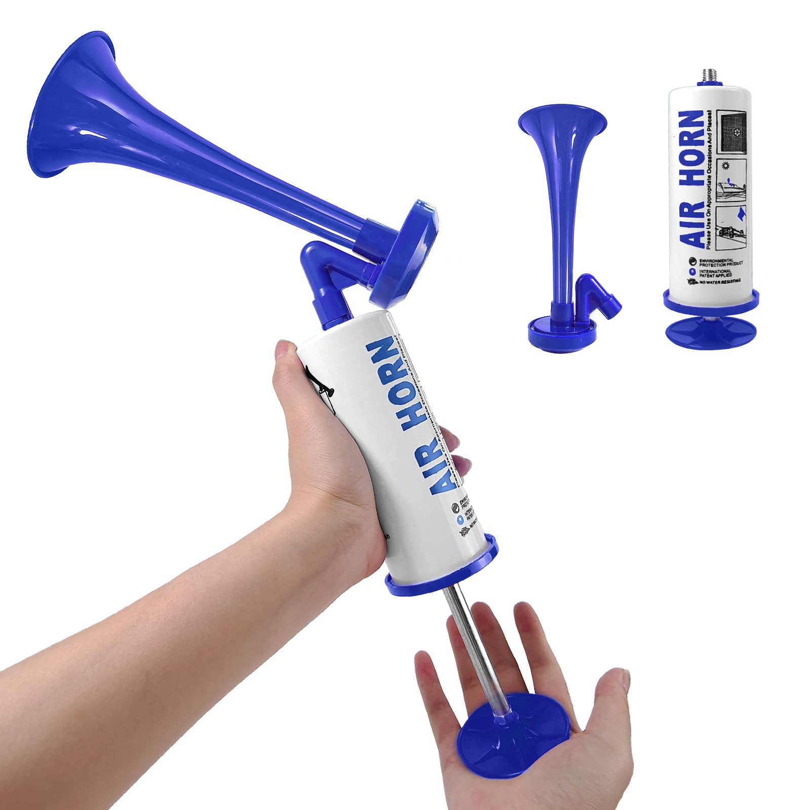 yuejuhe Airhorn Druckluft Hupe, Druckluftfanfare Air Horn Extrem Laut, Gas Tröte, Signalhorn, Gashupe, Lufthorn für Handball Fußball Stadionhorn Boot Party yuejuhe Airhorn Druckluft Hupe, Druckluftfanfare Air Horn Extrem Laut, Gas Tröte, Signalhorn, Gashupe, Lufthorn für Handball Fußball Stadionhorn Boot Party von yuejuhe