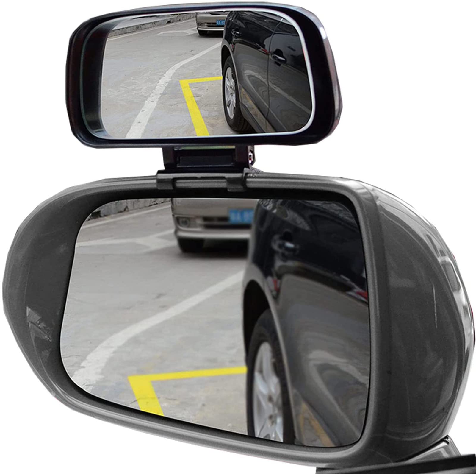 Yuentoen Toter Winkel Spiegel,Auto Toter Winkelspiegel,360 Grad Außenspiegel， Blindspiegel,Seitlicher Drehbarer Rückspiegel High Definition Weitwinkel Seitenspiegel für PKW LKW SUV von yuentoen
