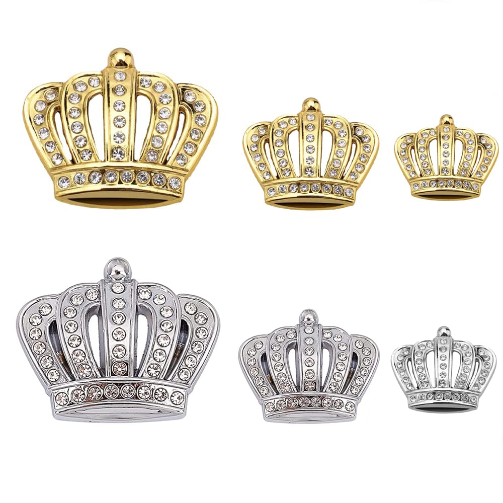 yufana Metall Autoaufkleber 4 Stück 3D Bling Auto Emblem,Autoaufkleber,Auto Dekoration Aufkleber Crown Emblems Princess Crown Auto Emblem für Auto SUV RV Stoßstange Laptops yufana Metall Autoaufkleber 4 Stück 3D Bling Auto Emblem,Autoaufkleber,Auto Dekoration Aufkleber Crown Emblems Princess Crown Auto Emblem für Auto SUV RV Stoßstange Laptops von yufana