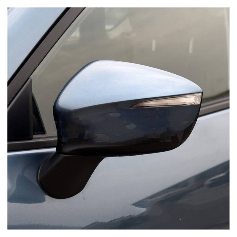 Außenspiegel Glas Für Mazda CX-5 2015 2016 Mit Elektrischer Winkeleinstellung Klappheizung Toter Winkel Überwachung Auto Außenrückspiegel Assy Spiegelglas Ersatz (Größe : Left Blue(9-PINS)) von yujug