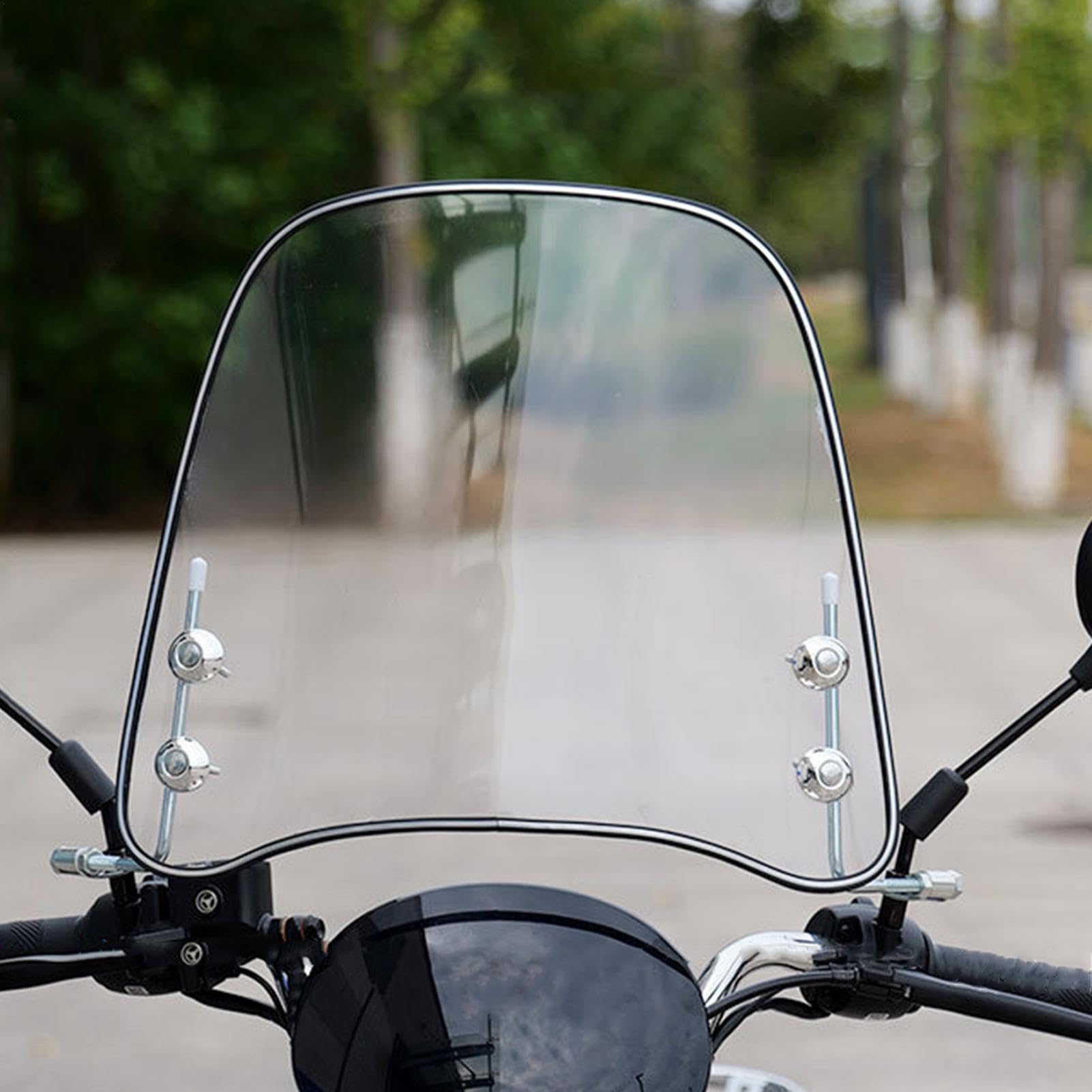 Motorrad Windschutzscheibe, Klare Roller Windschutzscheibe, Motorrad Spoilerscheibe Windschild Spoiler, Winddichtes, Kältefestes, Für Motorräder, Elektroautos, Roller Motorrad Windschutzscheibe, Klare Roller Windschutzscheibe, Motorrad Spoilerscheibe Windschild Spoiler, Winddichtes, Kältefestes, Für Motorräder, Elektroautos, Roller von yybng