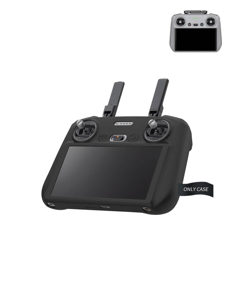 Schutzhülle für DJI-RC2-Fernbedienung, yystao Silikon-Schutzhülle, kompatibel mit DJI-RC2, staubdichte Schale, kratzfest, Schwarz von yystao