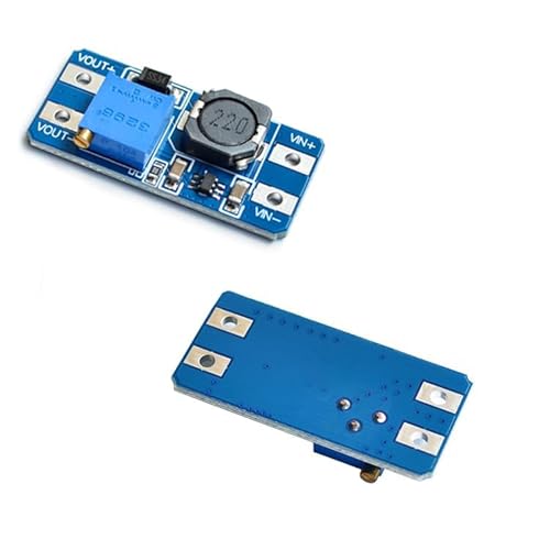 zalati DC-DC-Aufwärtswandler, 5 Stück, 2 V–24 V auf 5 V–28 V, 2 A, einstellbarer Micro-USB-Spannungsregler, Step-Up-Stromversorgungsmodul von zalati